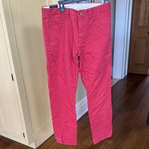 Polo by Ralph Lauren Red Chinos for a Bold Look